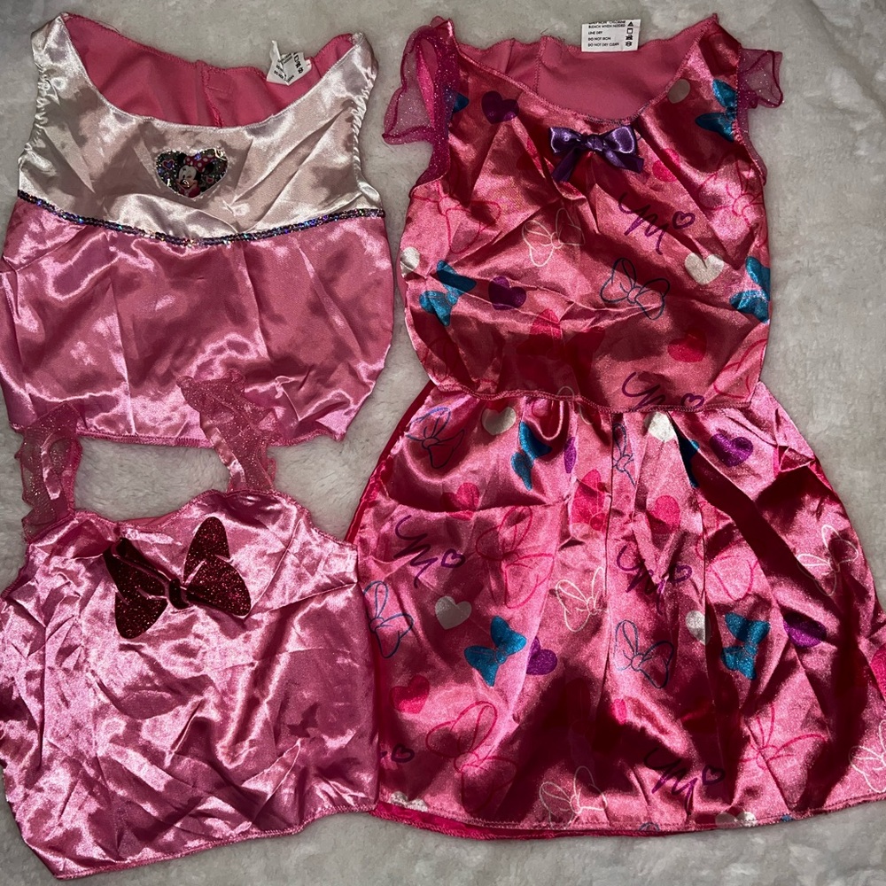 Minnie Mouse Kids Costume Pink and Red Girls' Dress Set